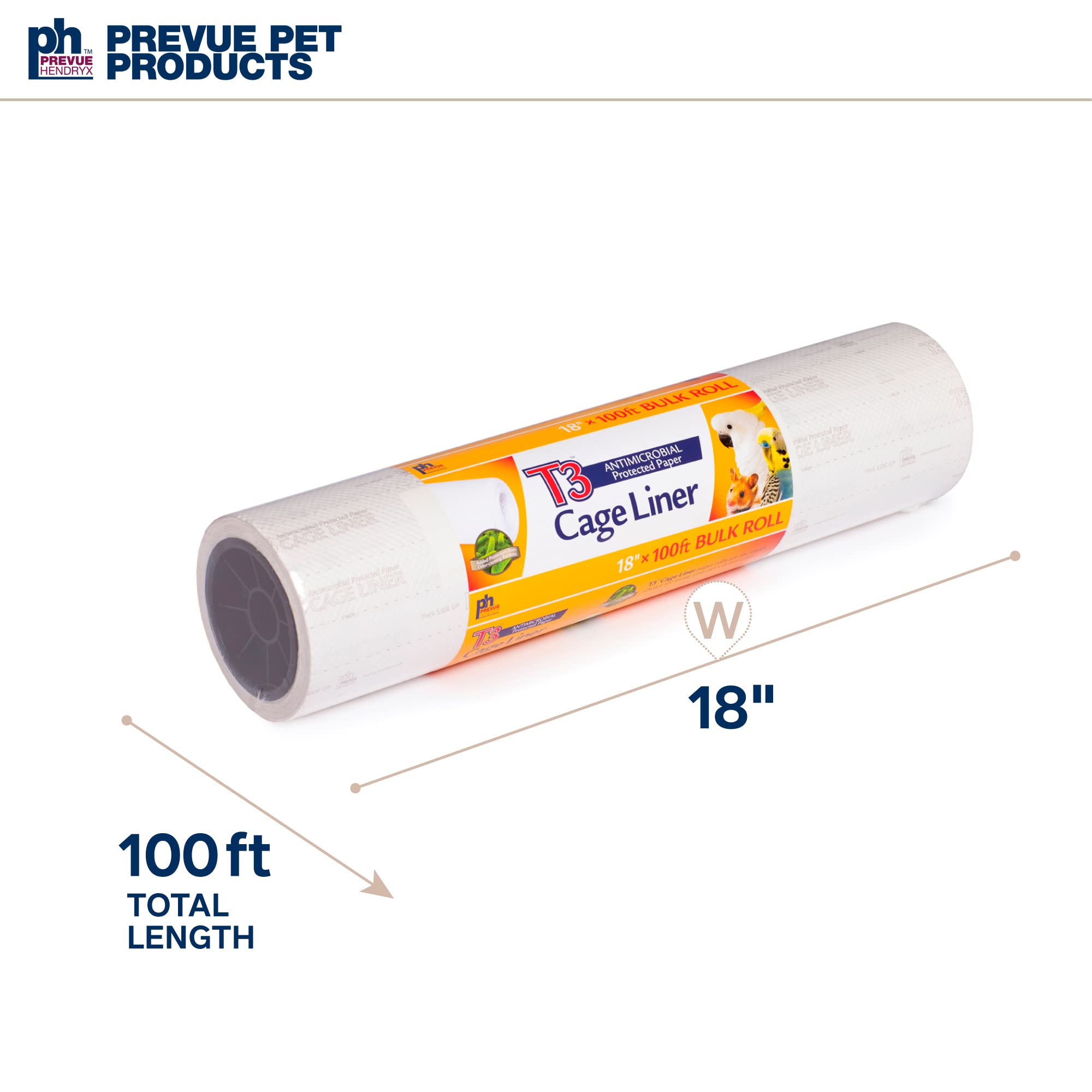 Prevue T3 Cage Liner sans produits chimiques pour ambiance sûre.