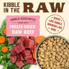 Primal Kibble boeuf lyophilisé – protéines crues pour chat, goût riche