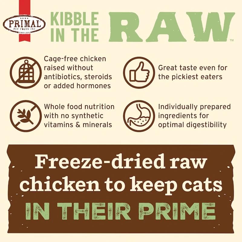 Primal Kibble – carotte, patate douce et kale, ingrédients entiers