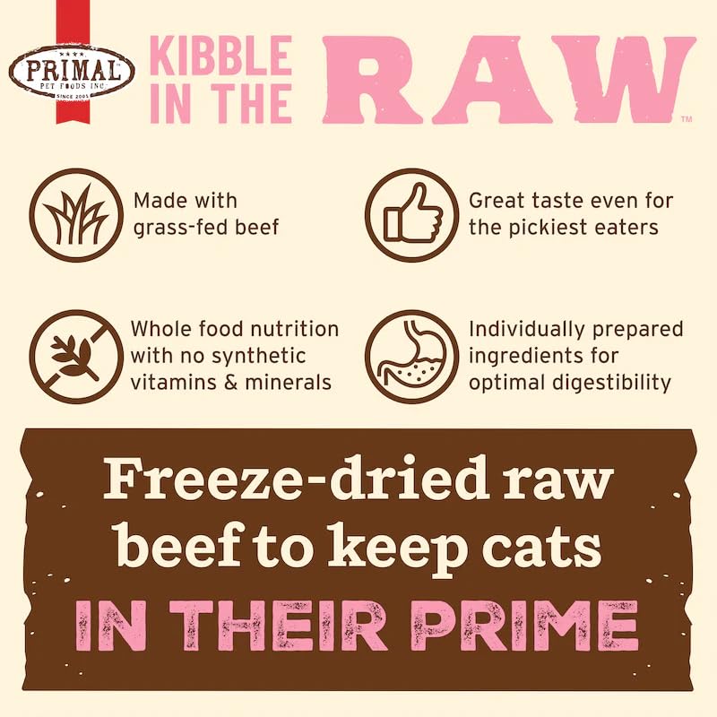 Primal Kibble prêt à servir – sans décongélation nécessaire