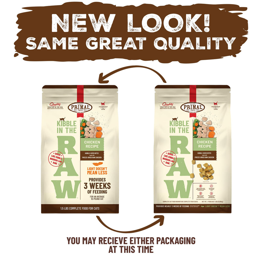 Primal Kibble – sachet de 24 oz, format pratique