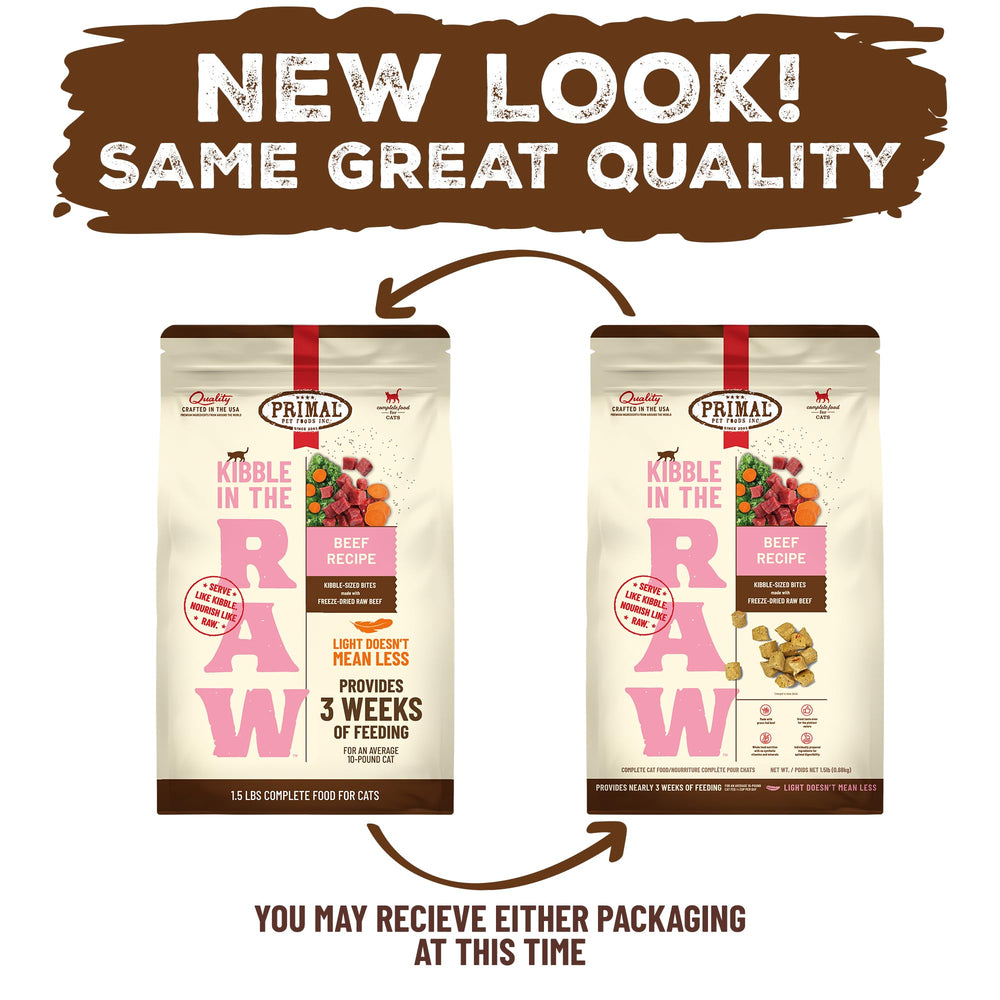 Primal Kibble sachet 680 g – pratique pour les repas quotidiens du chat