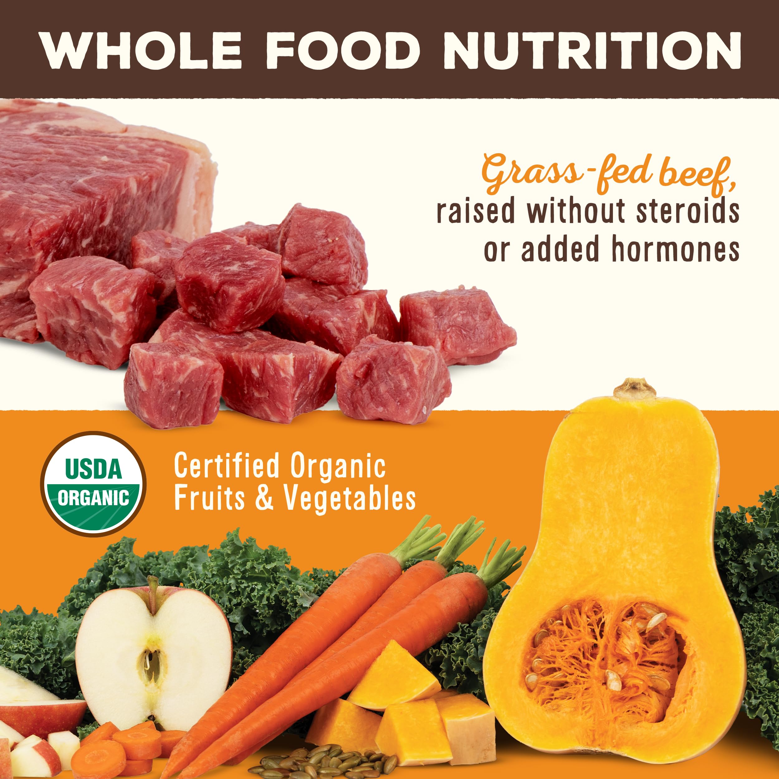 Petits morceaux Primal boeuf, faciles à émietter pour chiens sensibles.
