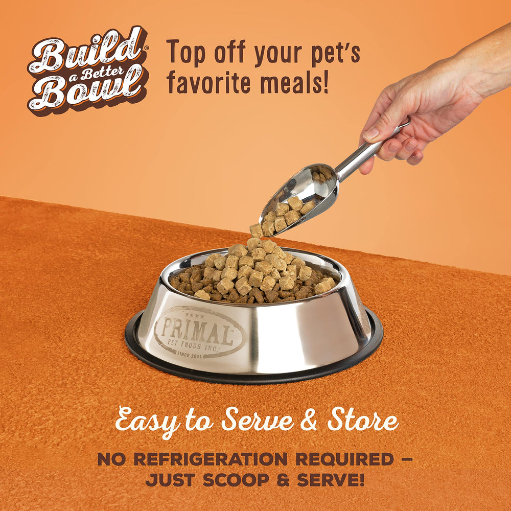 Primal Pet Foods accompagnement chat foie boeuf, nutriments et saveur