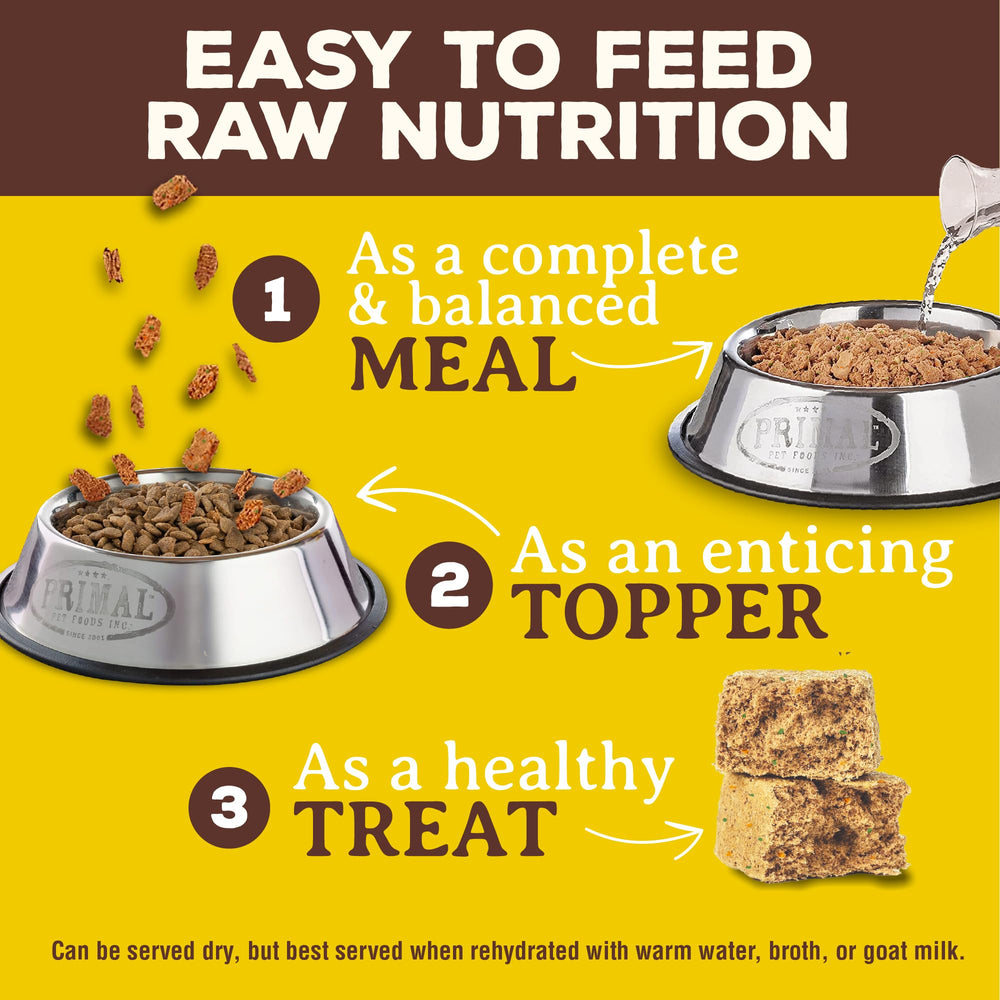 Primal Pet Foods Nuggets lapin — sans additifs artificiels et sans céréales