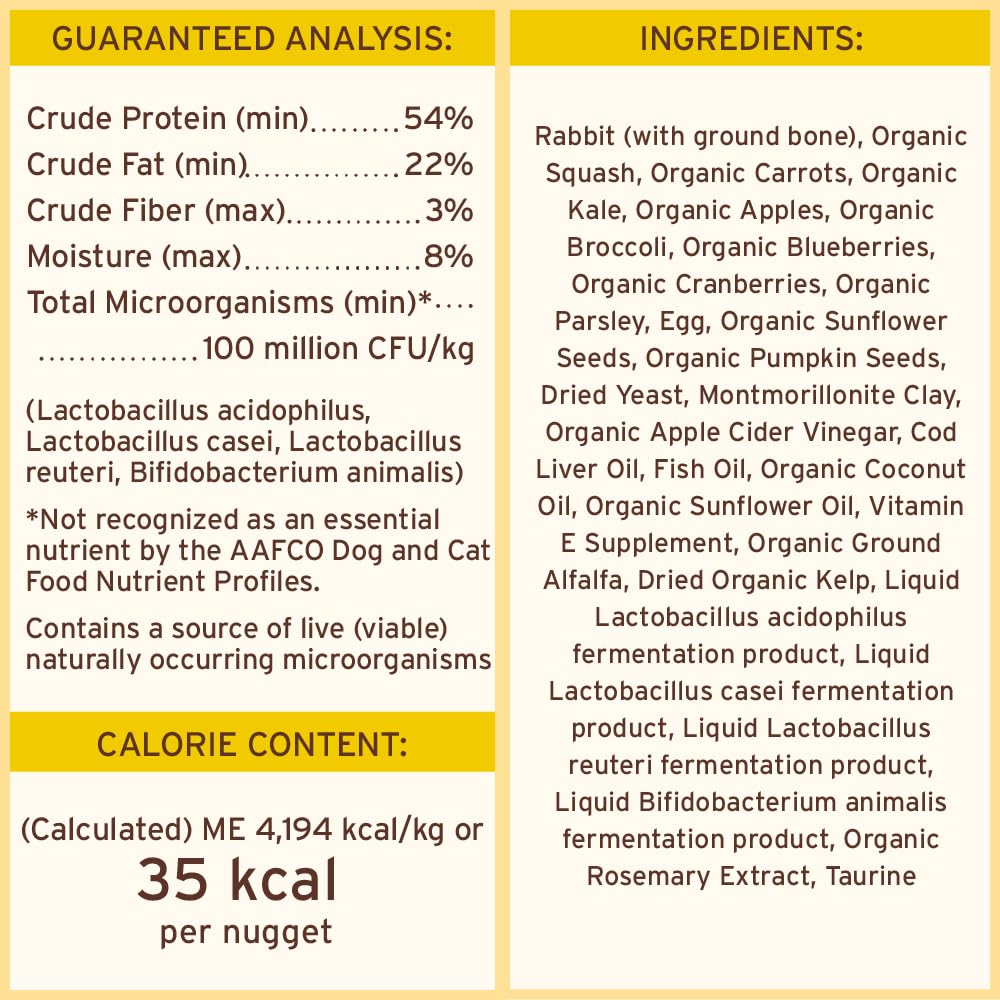 Nuggets Primal comme repas complet ou garniture rapide pour varier les repas