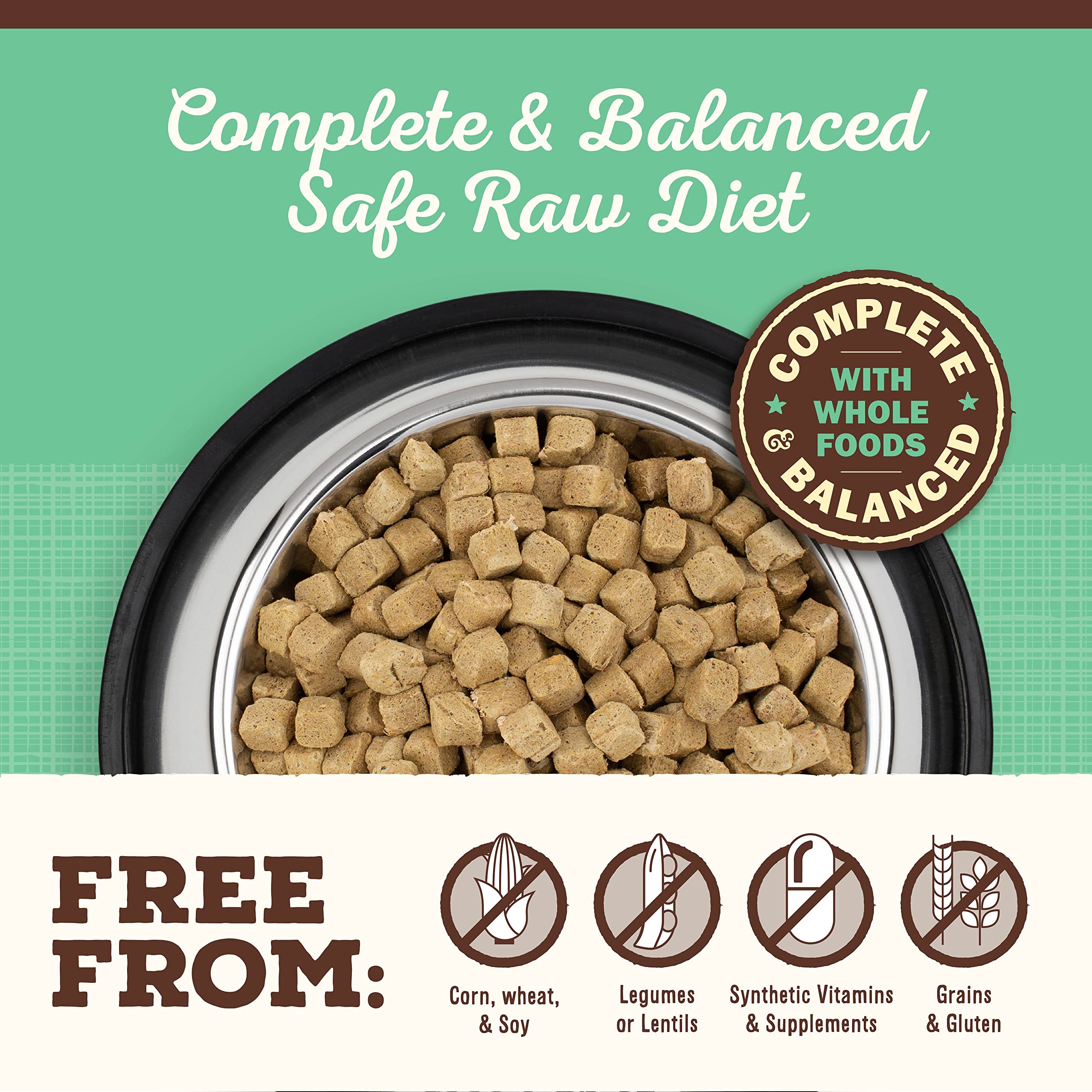 Primal Pet Foods Pronto Mini Nuggets poulet et lait de chèvre, texture fluide.