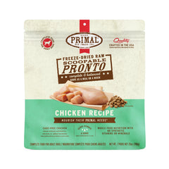 Primal Pronto Mini Nuggets poulet, scoop et servir facilement.