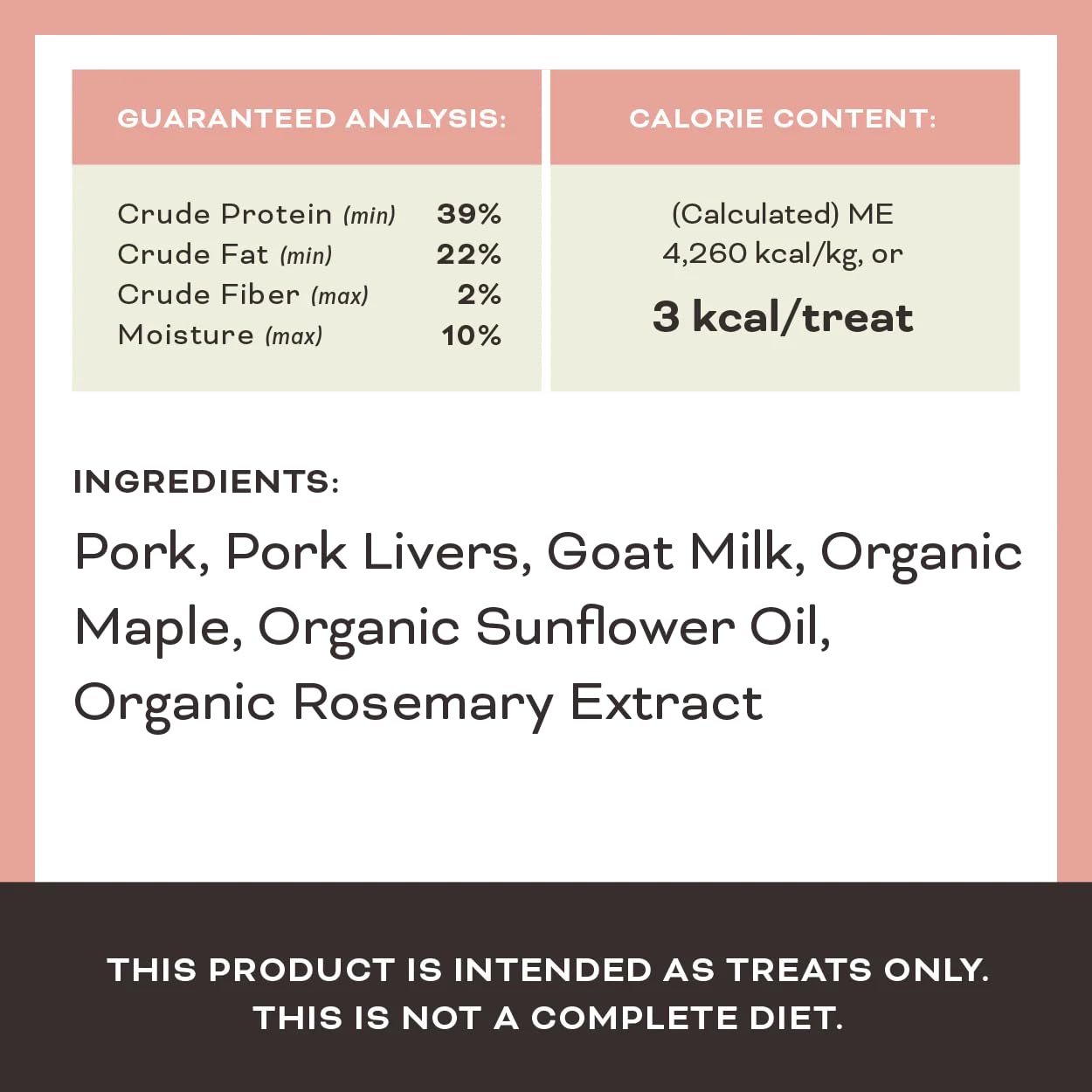Primal Pet Foods sans céréales et sans additifs artificiels.
