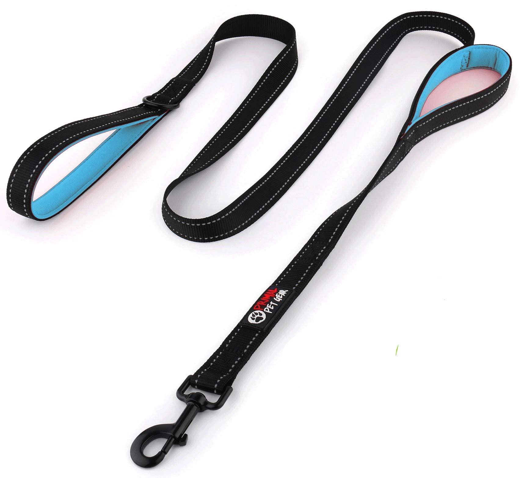Primal Pet Gear longe à poignées doubles pour contrôle précis lors des promenades avec chien.