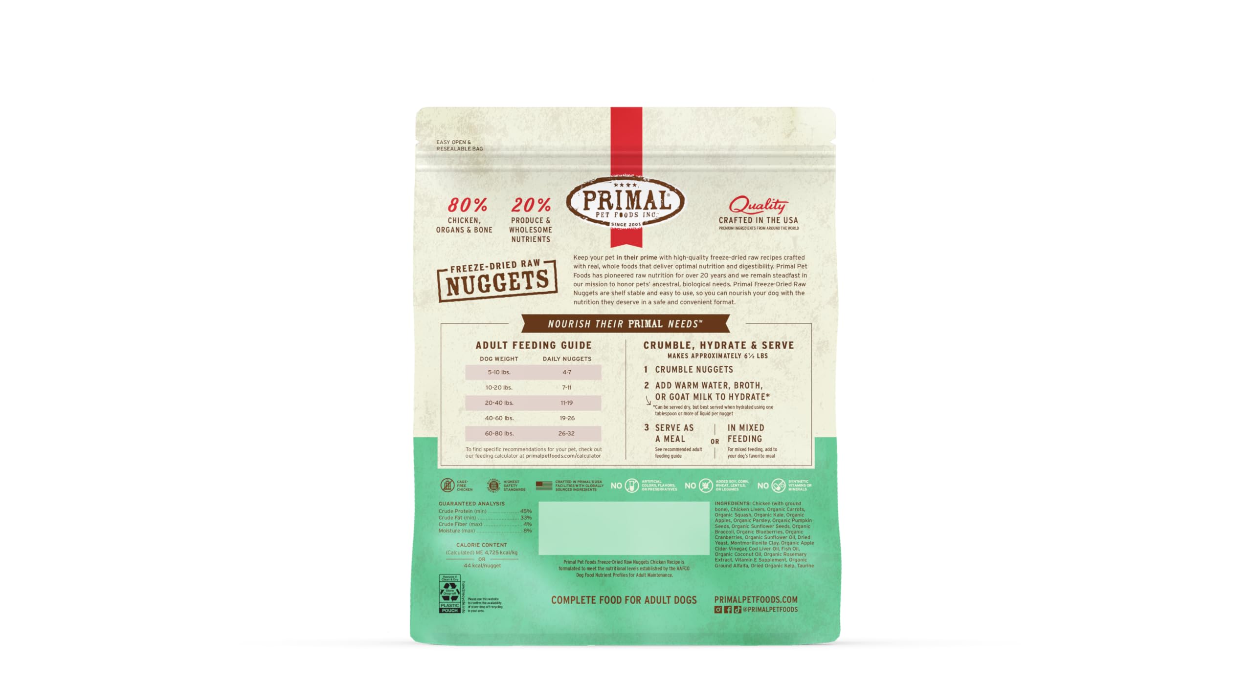 Format pratique de 850 g – texture croquante et nourriture variée pour chien.