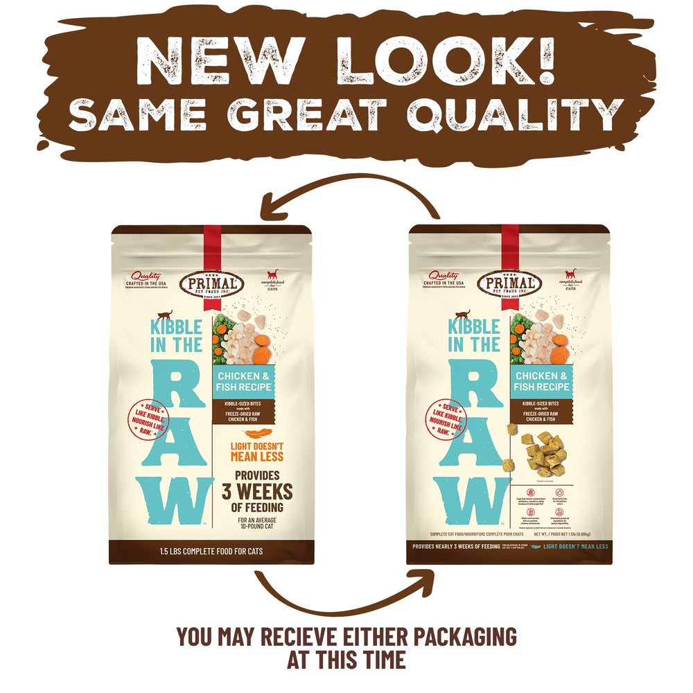 Fabrication USA Primal Kibble en The Raw, qualité et traçabilité.