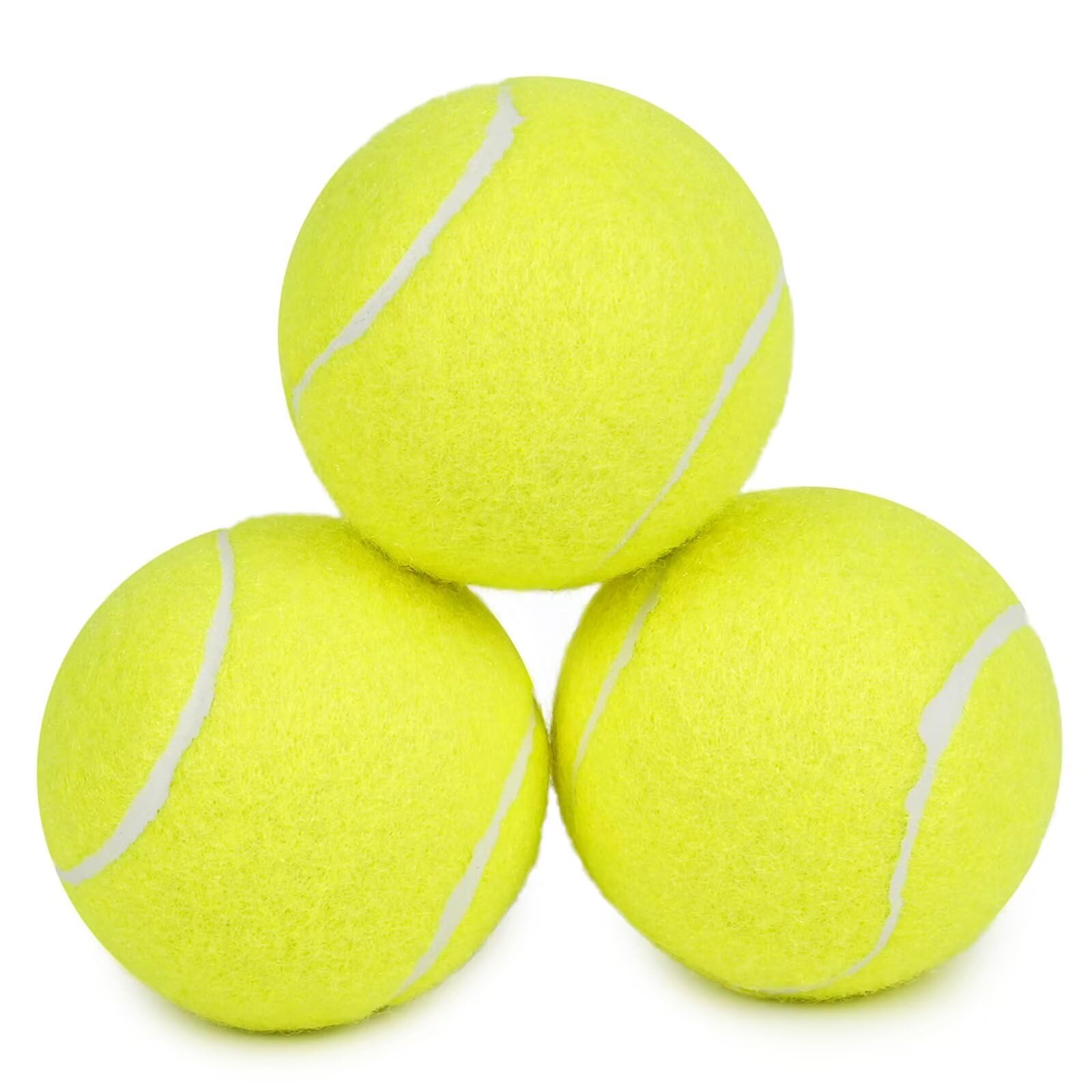 Prime Pets pack de 3 balles 2,5 po pour rapporter la balle à l'intérieur et à l'extérieur