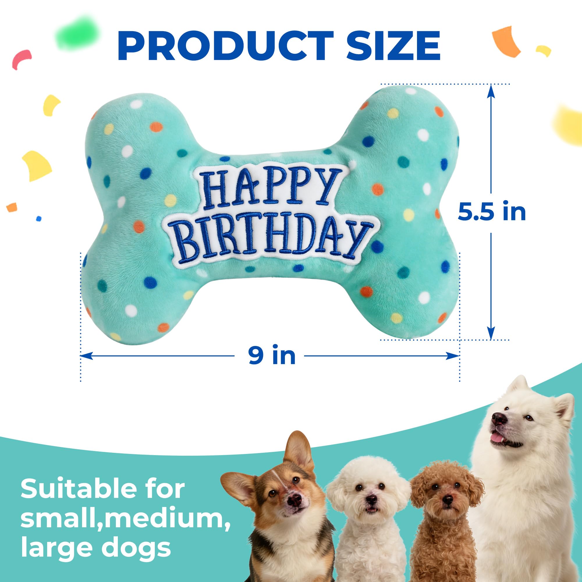 Prime Pets jouet-peluche-chien-interieur-exterieur: idéal pour jeux de lancer intérieur et extérieur