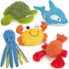 Prime Pets Poulpe bleu : jouet peluche interactif stimulant l’amusement.