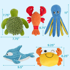 Prime Pets Tortue verte : peluche avec textures variées pour exploration.