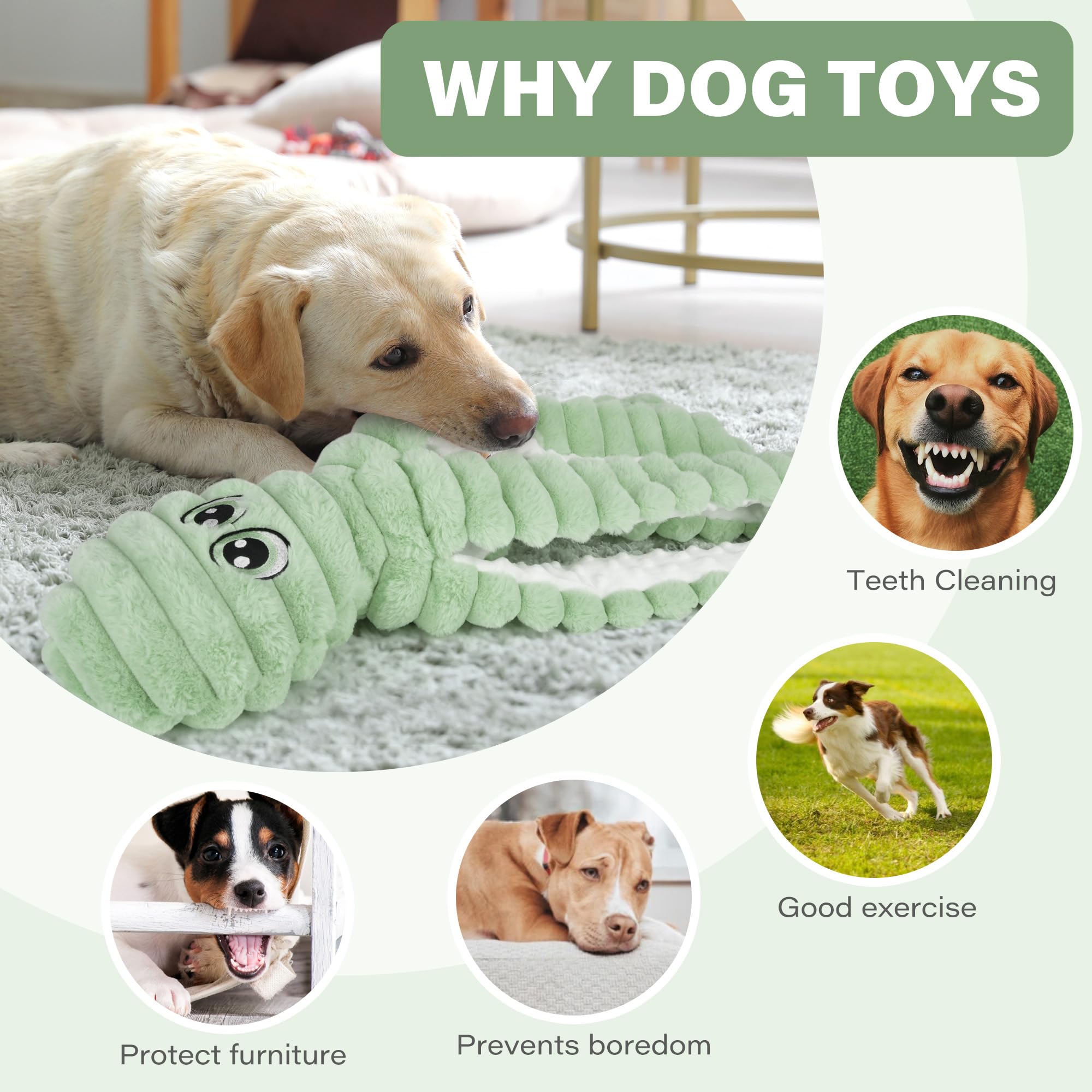 Jouet peluche Prime Pets, résistant et confortable.