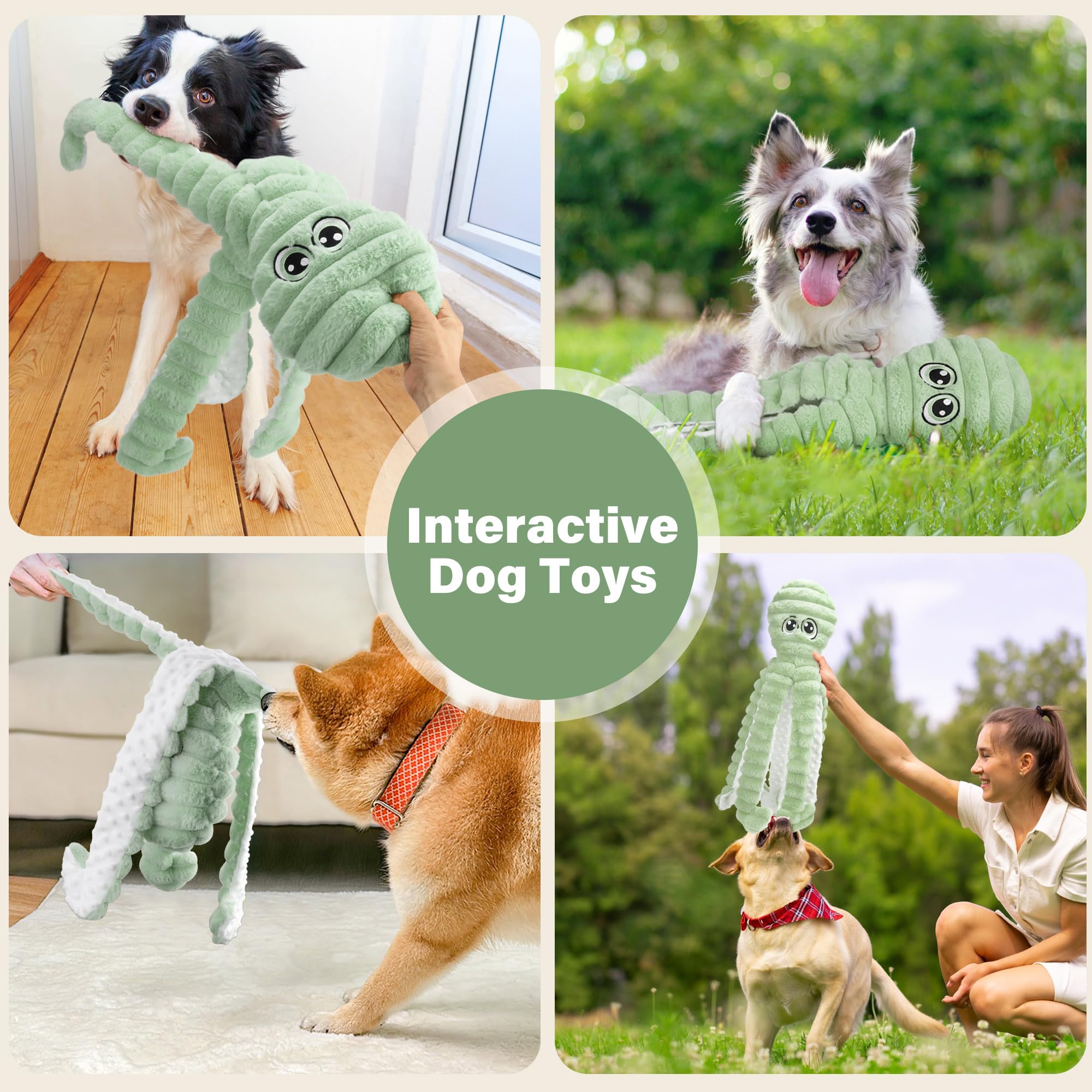 Nettoyage facile du jouet pieuvre Prime Pets après jeu.