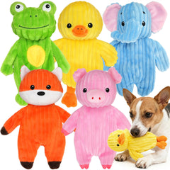 Prime Pets peluche cochon rose avec sifflet, jouet stimulant pour chiens.