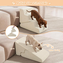 PrimePATIO escaliers-chien-lit-haut pour monter sur un lit élevé.