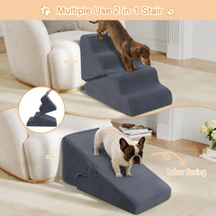 PrimePATIO escaliers pour chien sur canapé et lit, montée aisée.