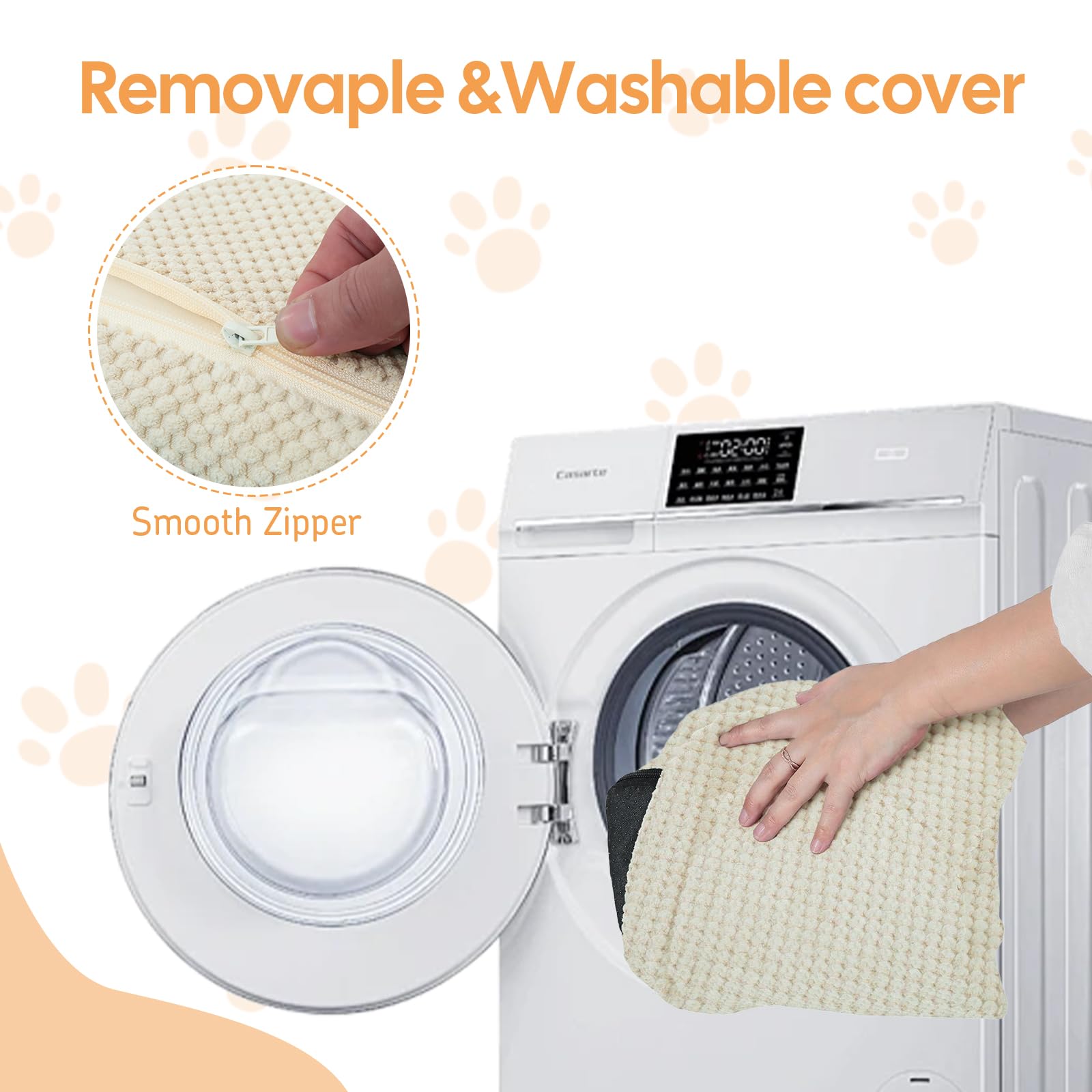 PrimePATIO housse-amovible-lavage-machine, entretien facile