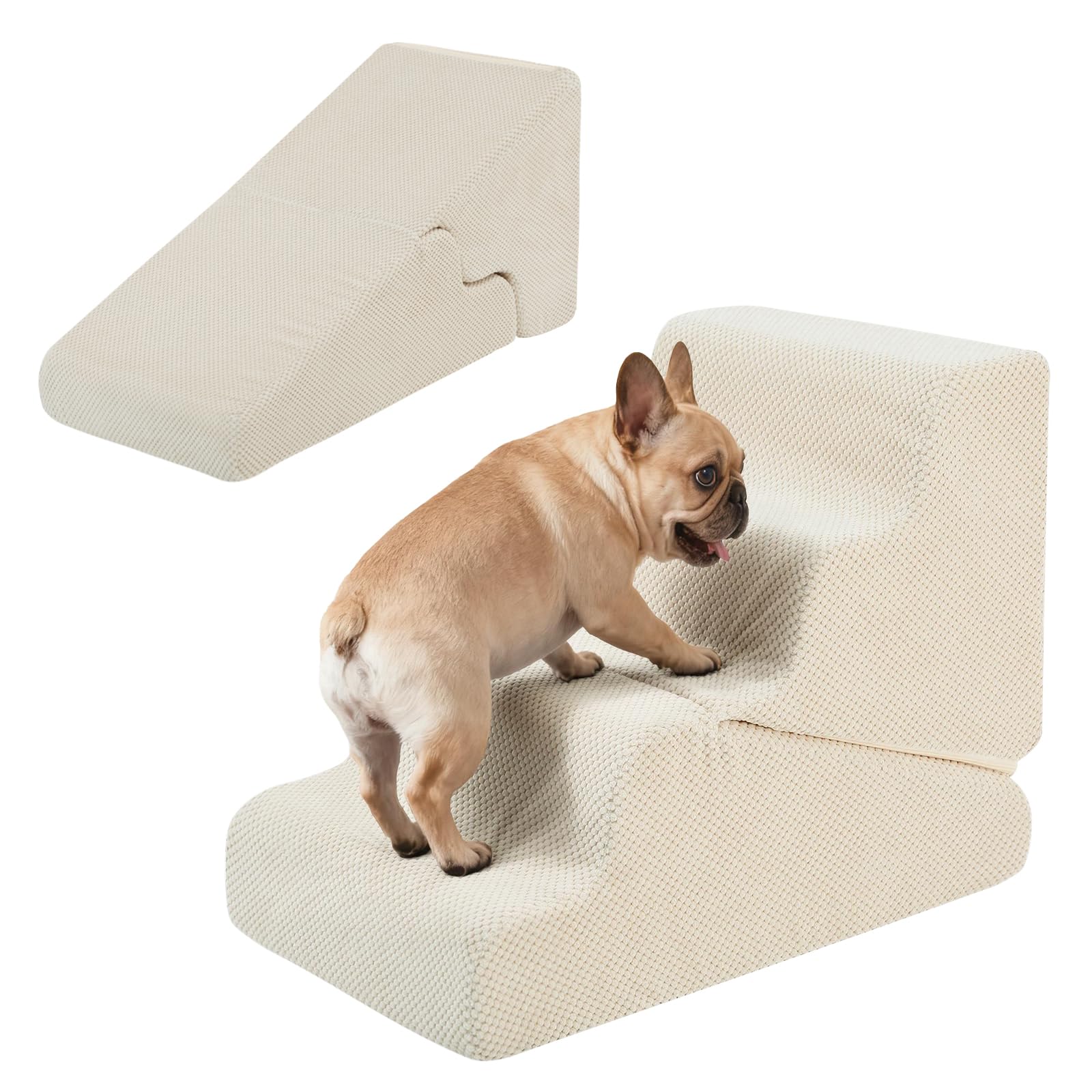 PrimePATIO rampe-chien-lit-20-pouces facilite l’accès sécurisé au lit.