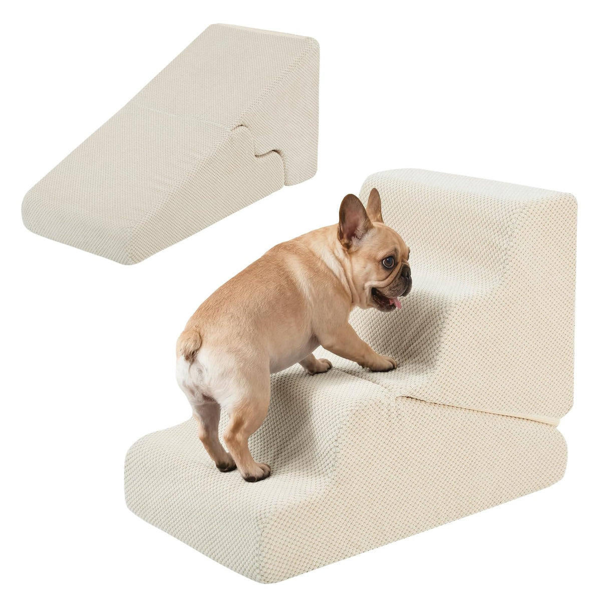 PrimePATIO rampe-chien-lit-20-pouces facilite l’accès sécurisé au lit.
