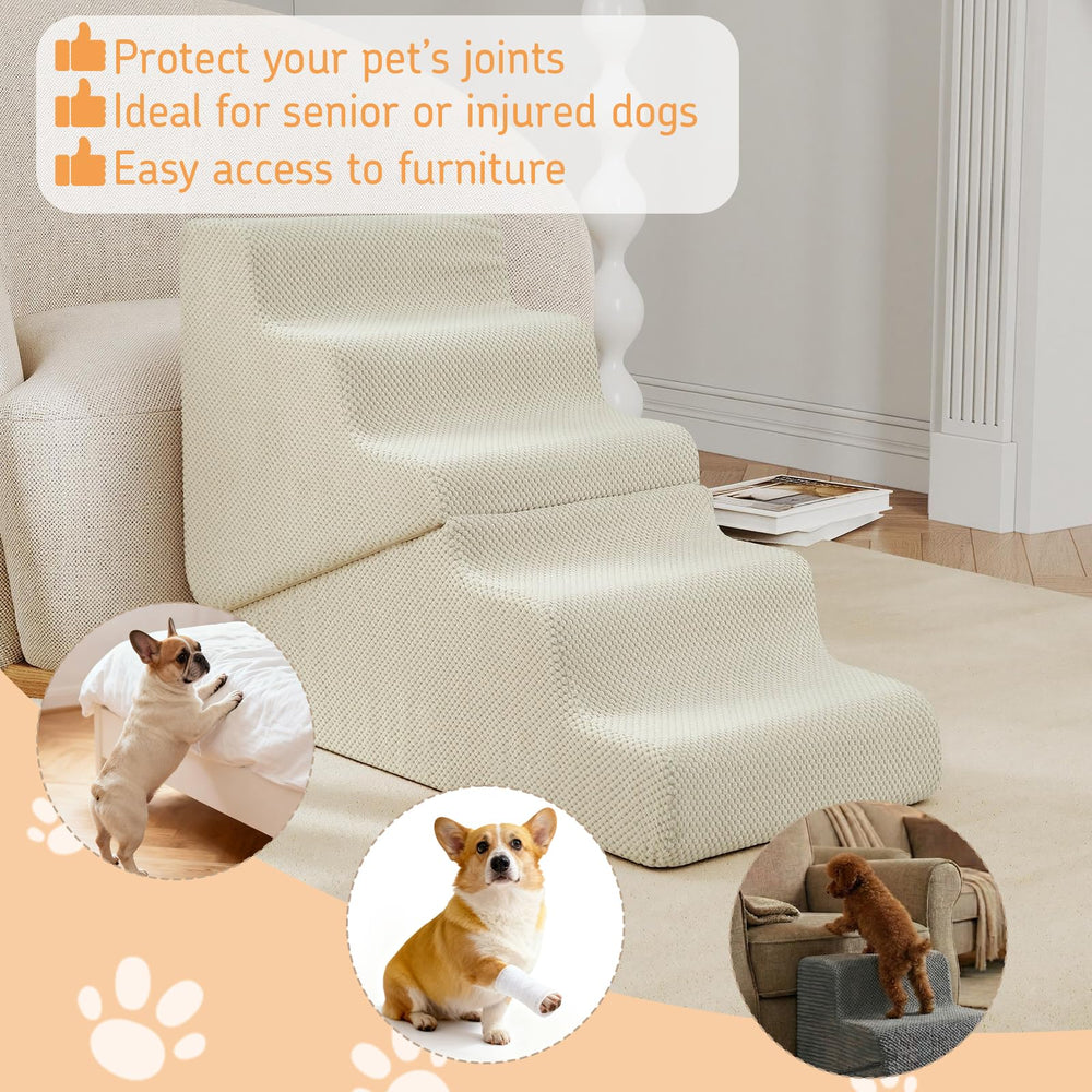 PrimePATIO rampe escaliers pour chien 2 en 1, transformation rapide