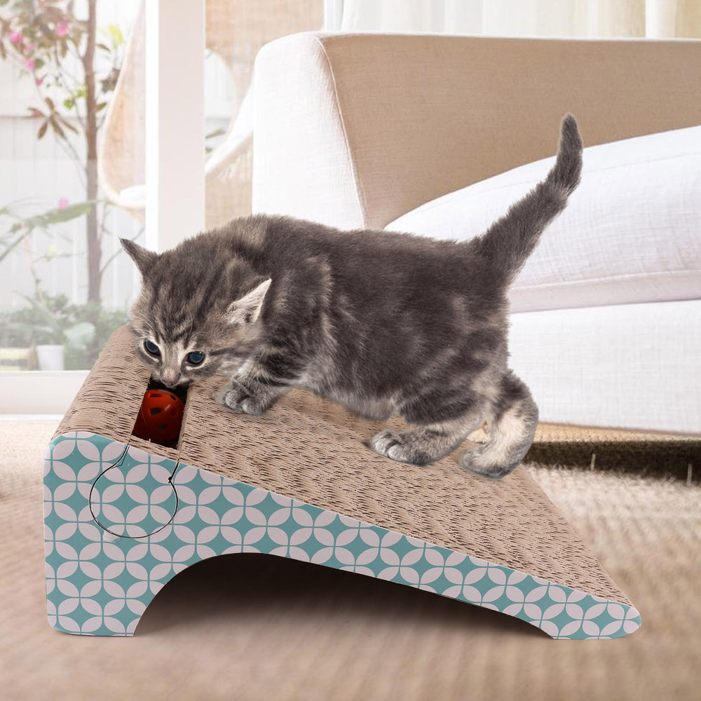 PrimePets canape-chat-carton offre un espace de détente et de griffage pratique.