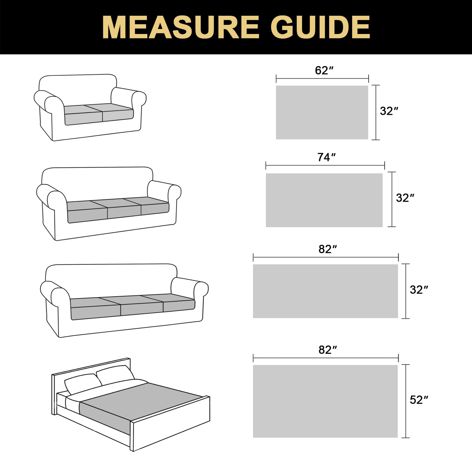 PrinceDeco 5 couches douces en coton pour confort et protection.