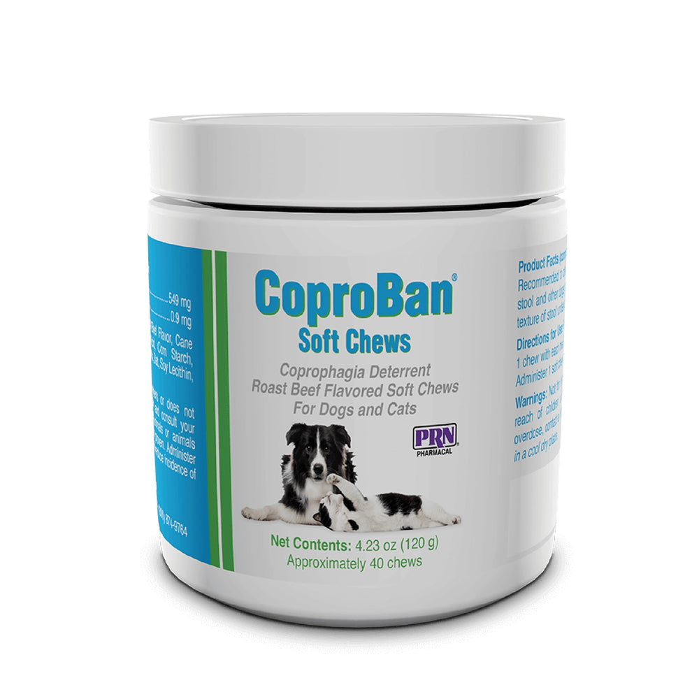 PRN CoproBan friables rosbif, boîte pratique pour administration facile.