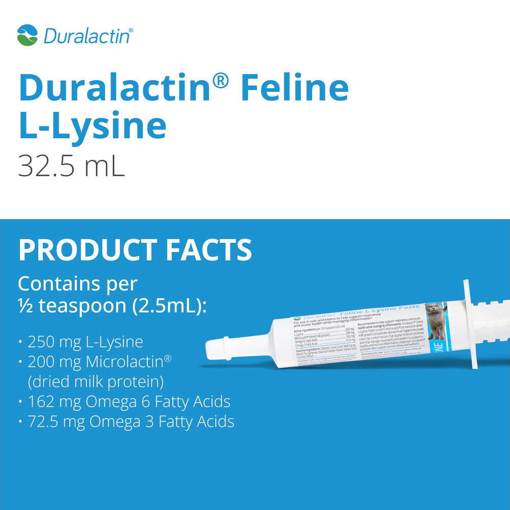 PRN Duralactin Pâte Chat : seringue-dose précise pour dosage sûr