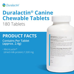 Tablettes Duralactin vanille pour chien, soutien potentiel à la mobilité