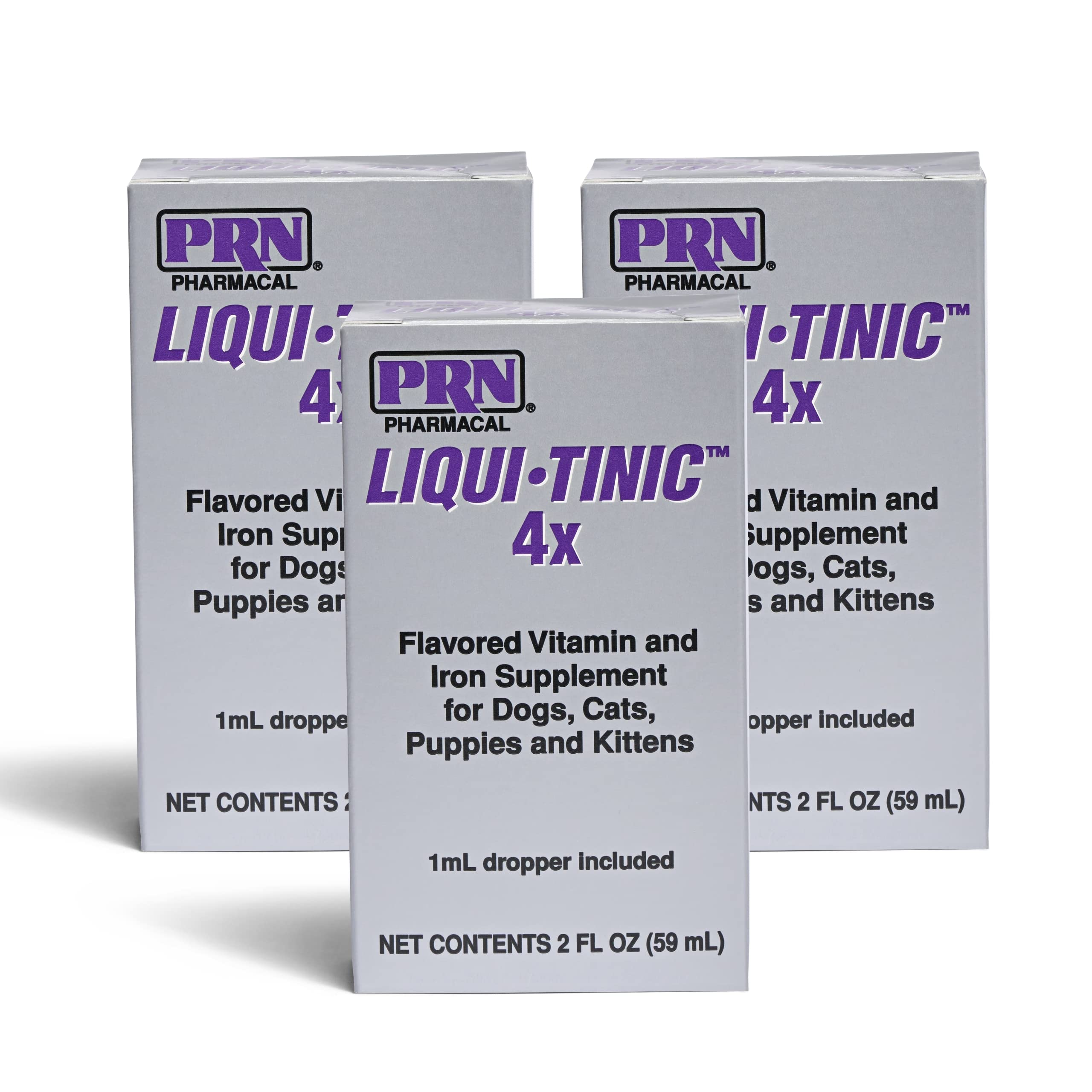 PRN Liqui-Tinic bouteille au goût foie, soutien nutritionnel pour animaux