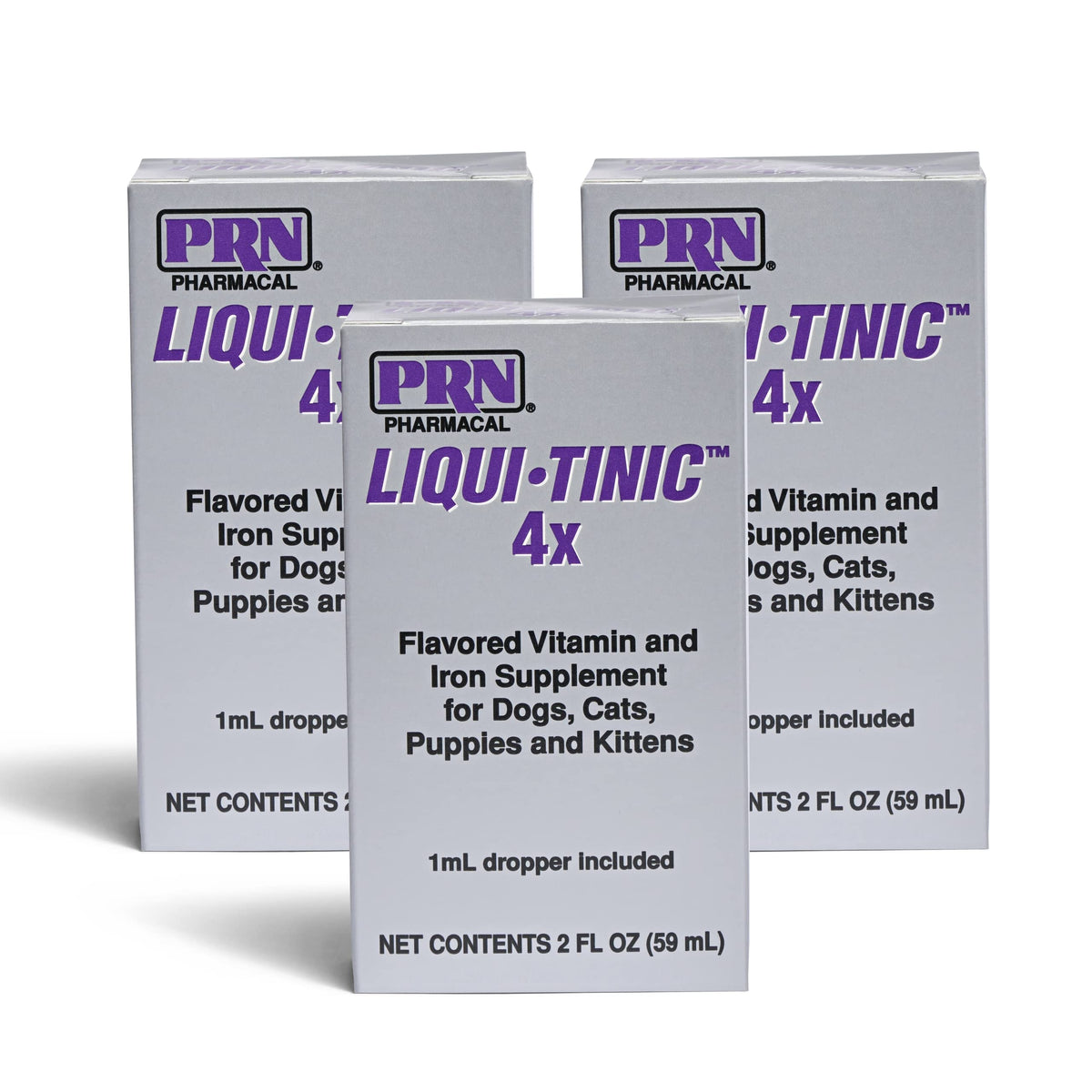 PRN Liqui-Tinic bouteille au goût foie, soutien nutritionnel pour animaux