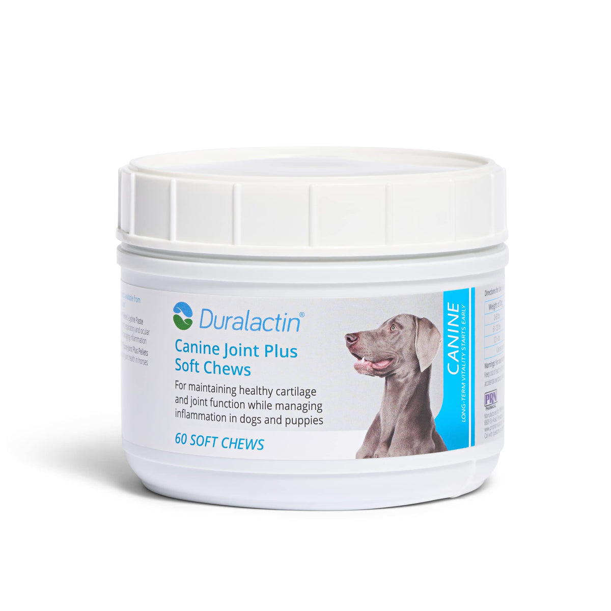 PRN Duralactin Bouteille: soutien mobilité pour chiens actifs.
