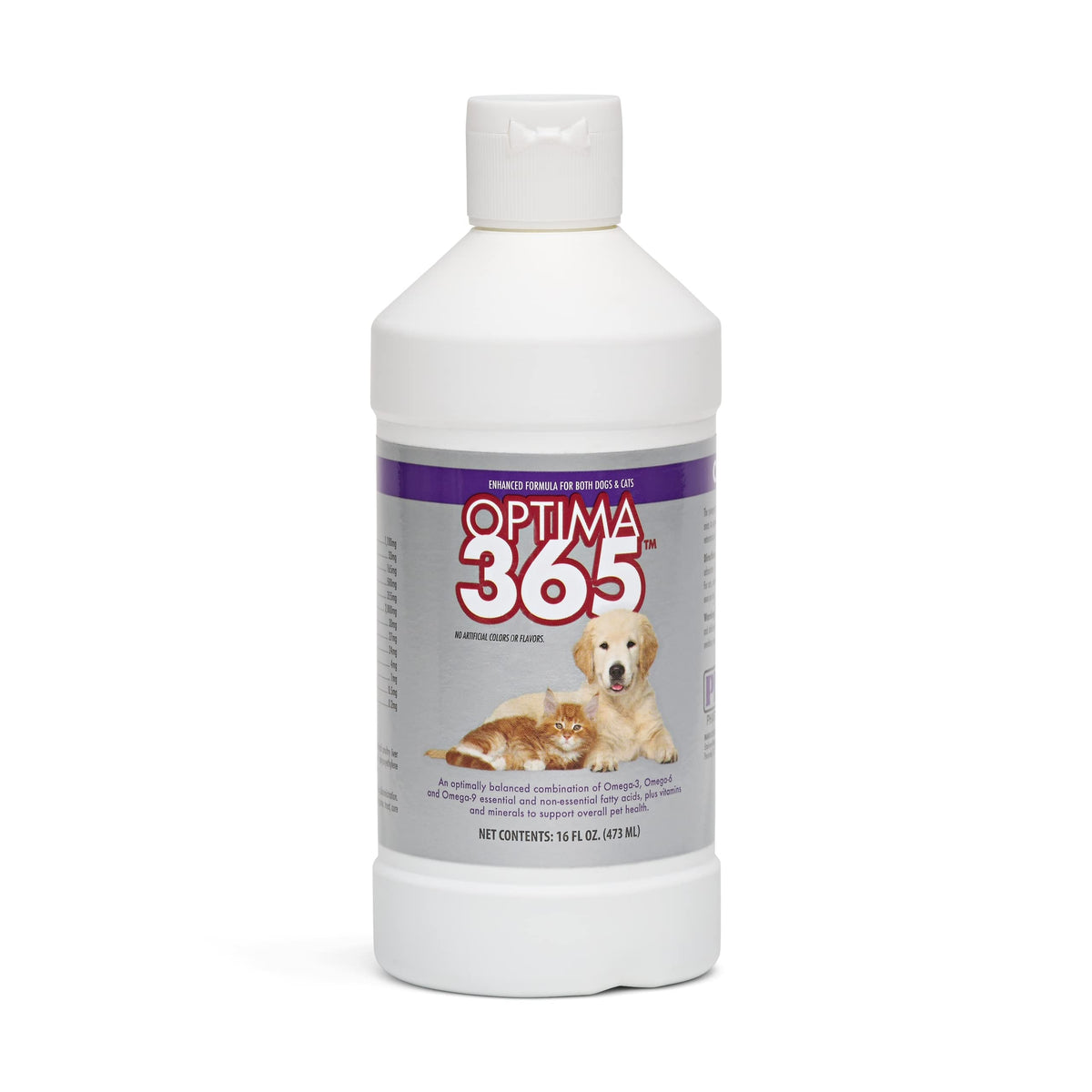 PRN Pharmacal OPTIMA 365 – flacon huile pour peau et pelage plus sains.