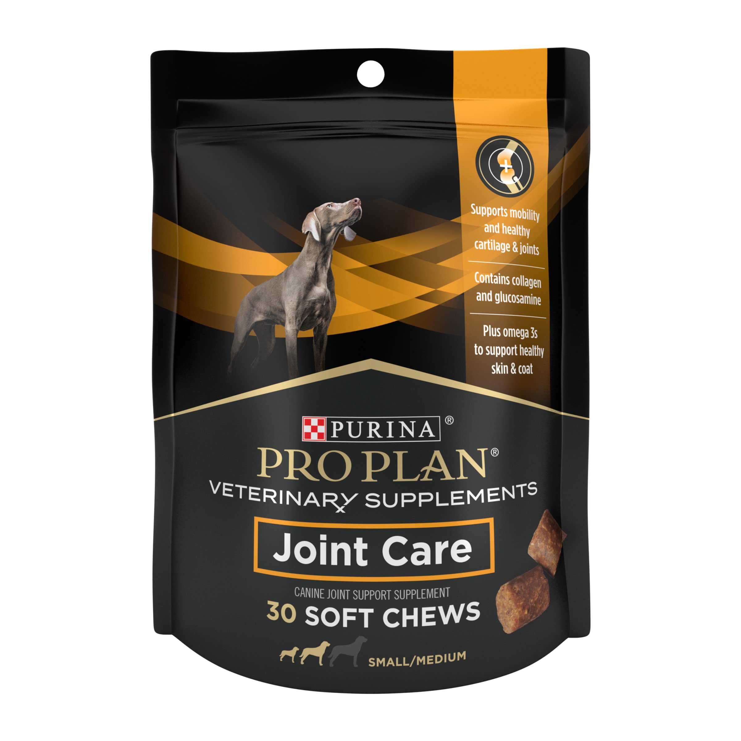 Purina Pro Plan Veterinary – emballage boîte 30 comprimés, soutien mobilité petit chien