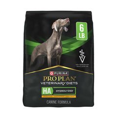 Pro Plan HA hydrolysée au poulet, croquettes appétissantes pour chiens sensibles.
