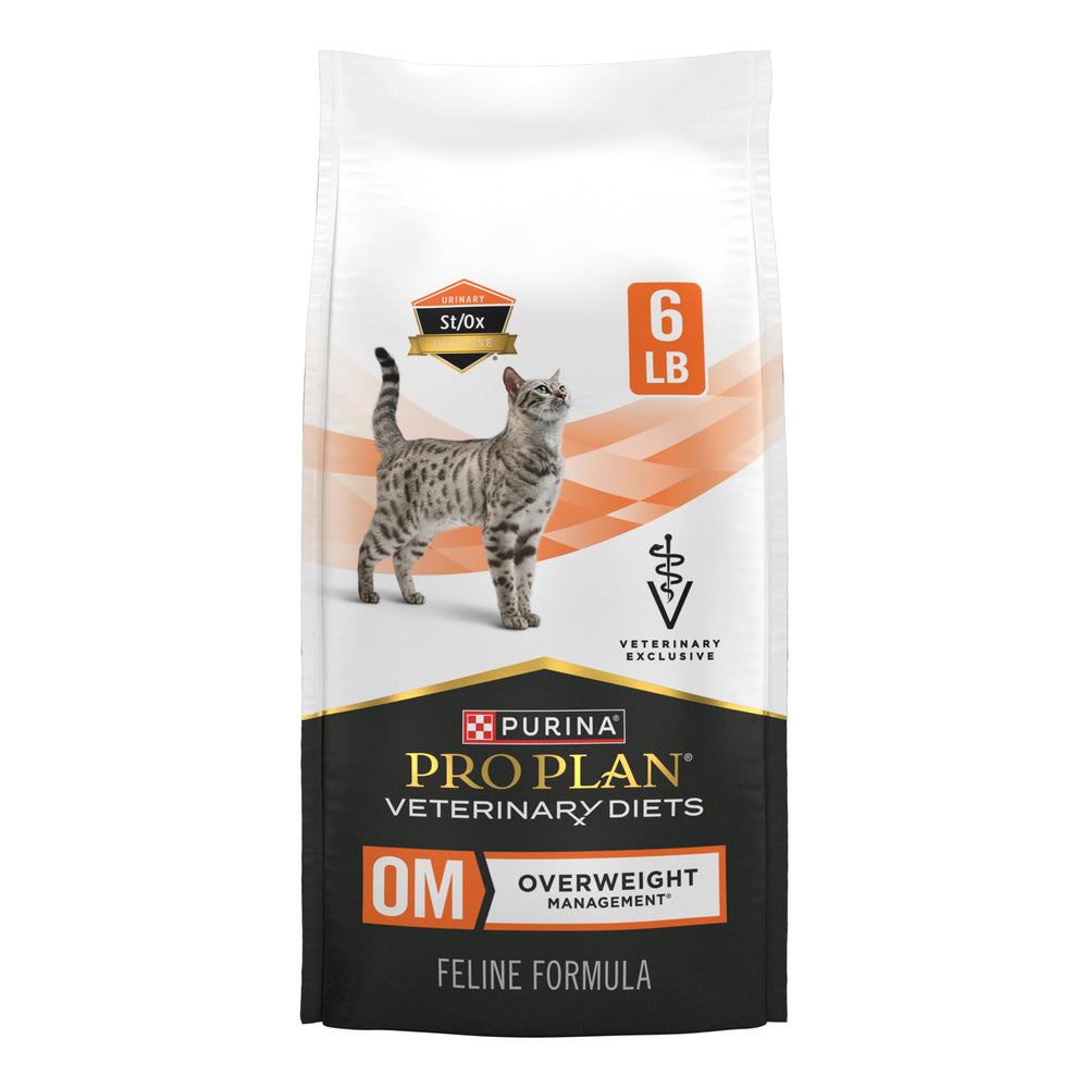 Pro Plan OM croquettes-seches pour gestion du poids du chat.