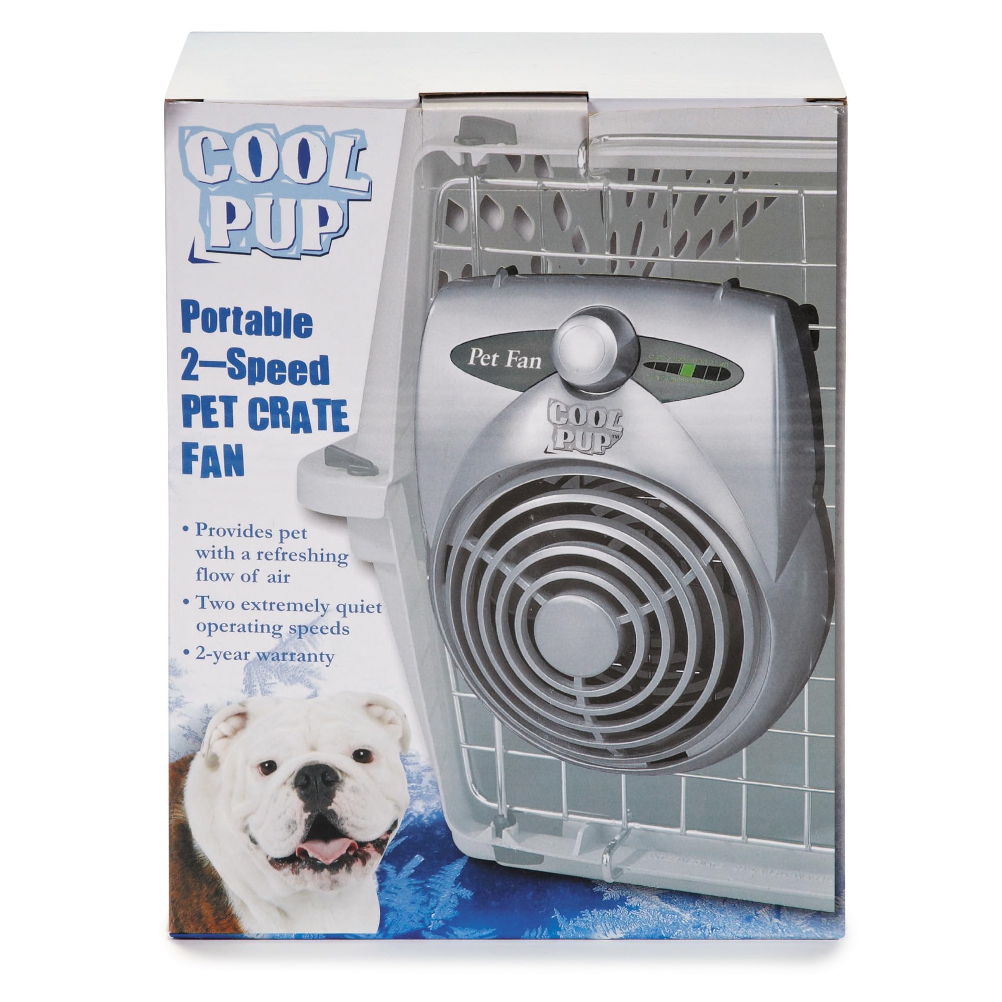 Pro Select Cool Pup ventilateur de caisse silencieux pour le confort de votre chien.