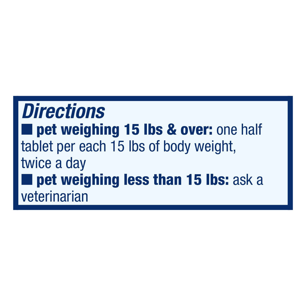 Tablettes Pro-Sense, indication usage chien allergique et dose recommandée.