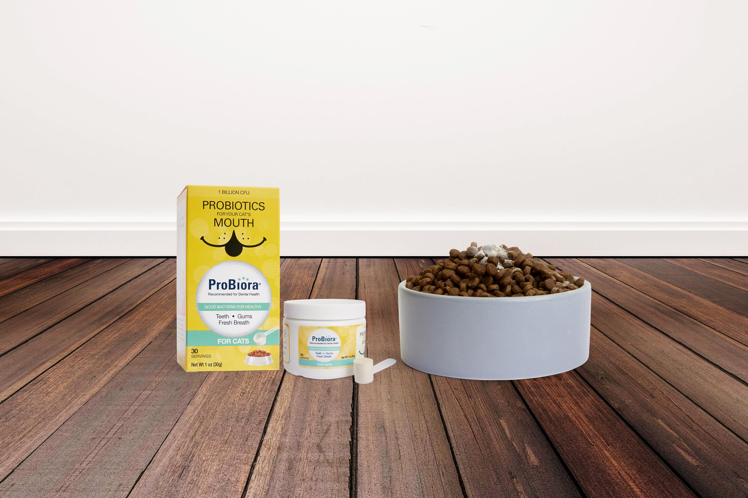 Probiora pour chats: utilisation quotidienne simple et naturelle.