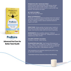 Probiora pour chiens — haleine fraîche: dents propres et gencives saines.