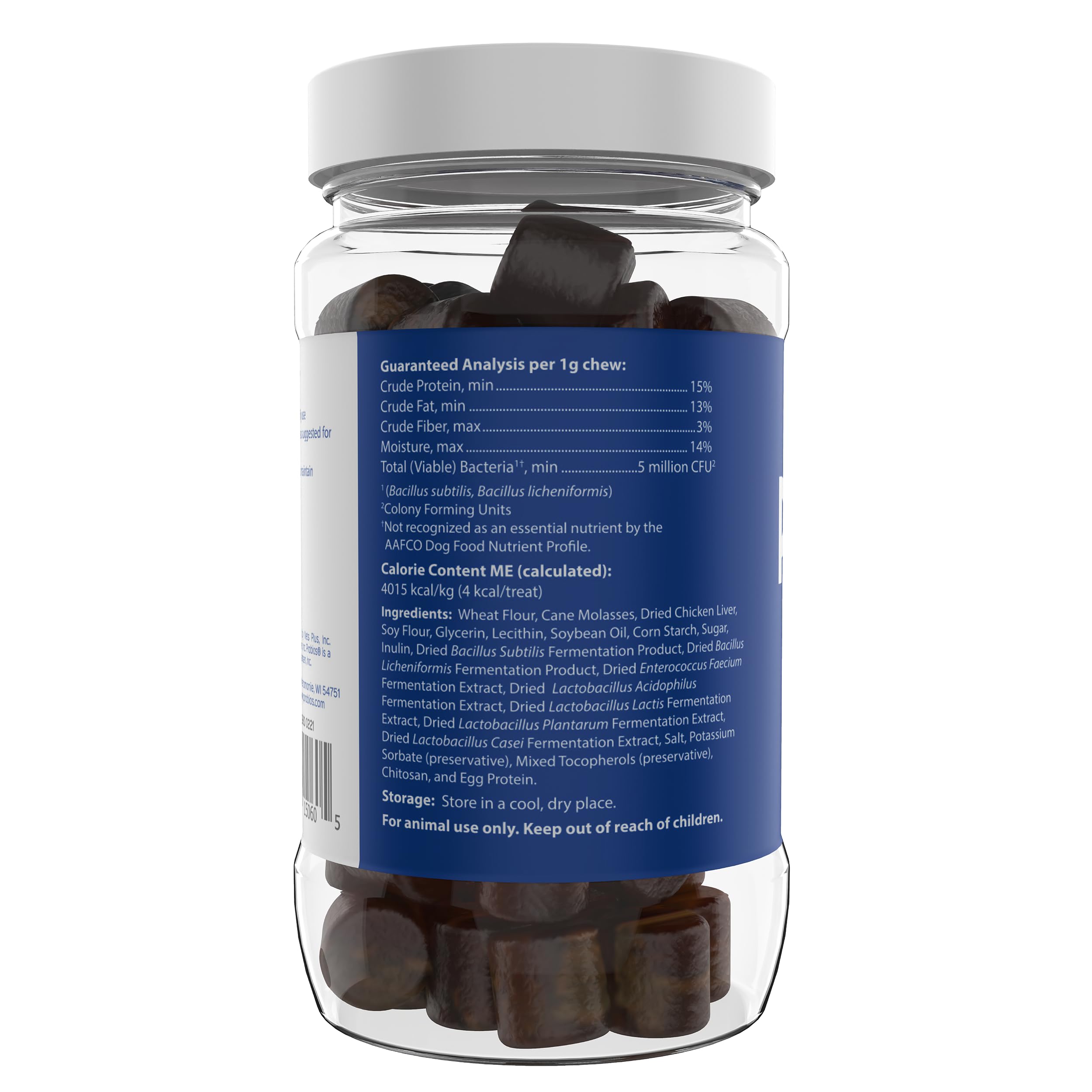 Probios friandises molles chien goût poulet, accompagnement bien-être.
