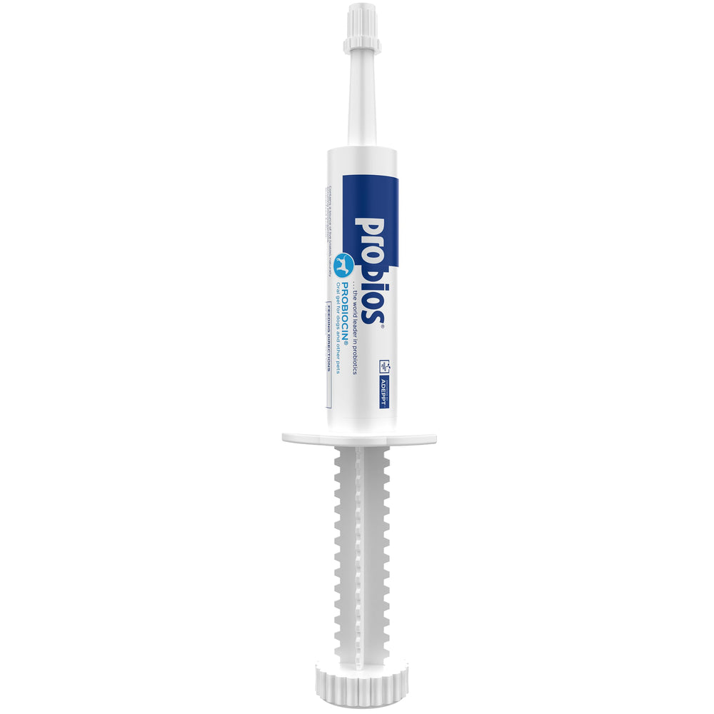 Probios Probiocin Gel en emballage tube, soin digestif pratique et sûr pour chiens et chats.