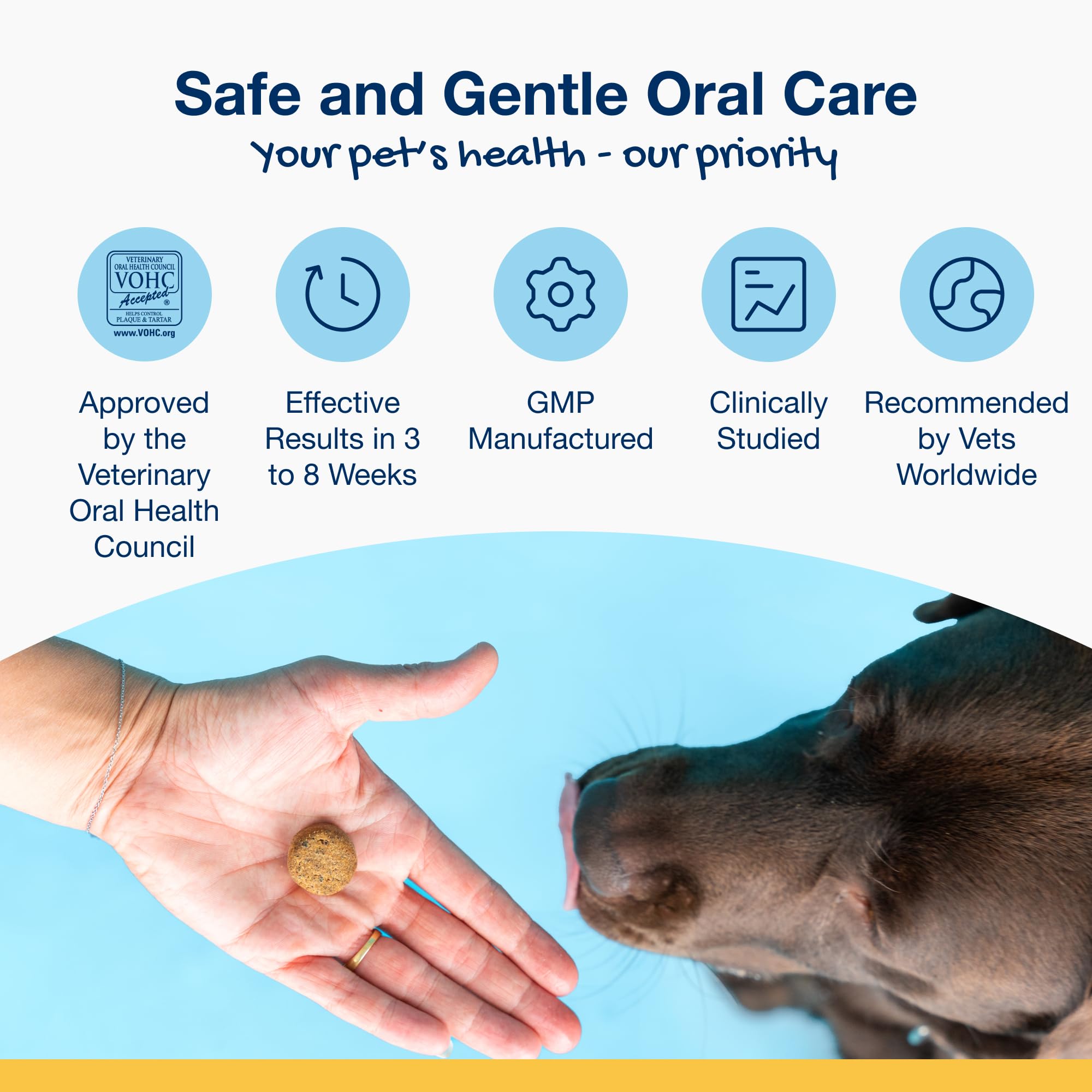ProDen PlaqueOff Soft Chews ingrédient varech naturel, source durable pour la santé bucco-dentaire.