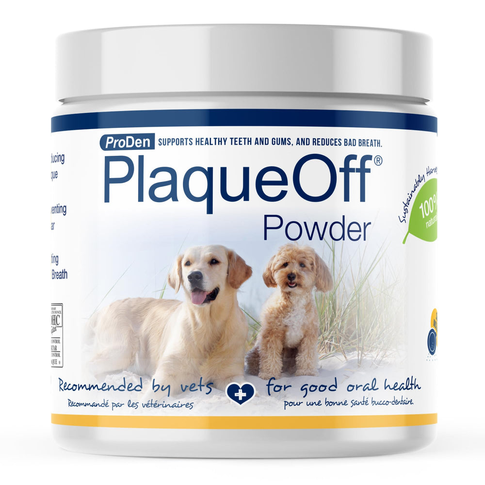 ProDen PlaqueOff poudre, bouteille 180 g prête à l'emploi pour chiens et chats