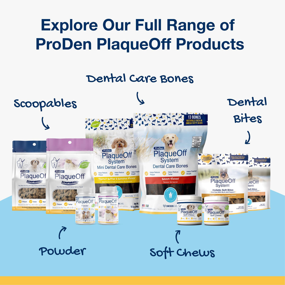 Formulation naturelle ProDen PlaqueOff, sans additifs artificiels